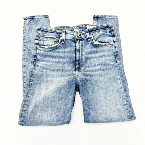 Rag & Bone Nina High-Rise Ankle Skinny Norwalk Denim Jeans Size 27 - Picture 4 of 8